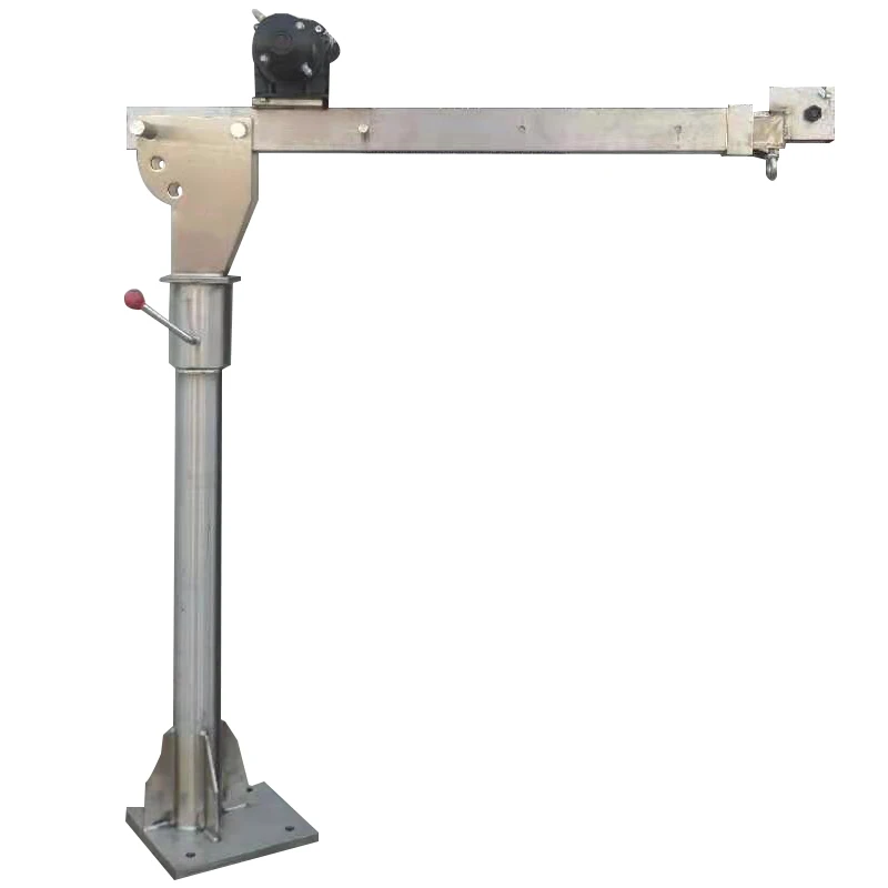 Stainless Steel Anti-corrosive Rust-proof Marine Davit Crane Wharf Boat Pickup Crane