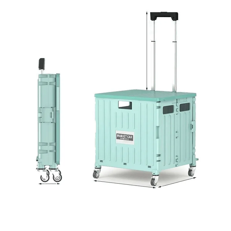 Outdoor camping grocery shopping cart, trolley, stall trailer
