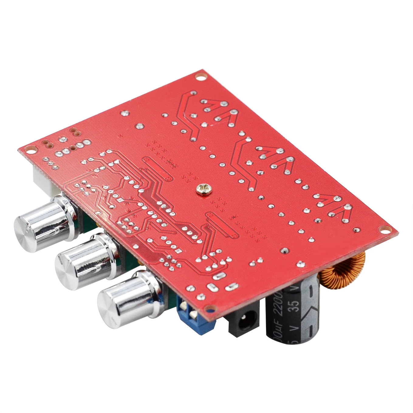 Xh-m139 2.1 channel digital power amplifier board 12v-24v wide voltage TPA3116D2 2*50W 100W