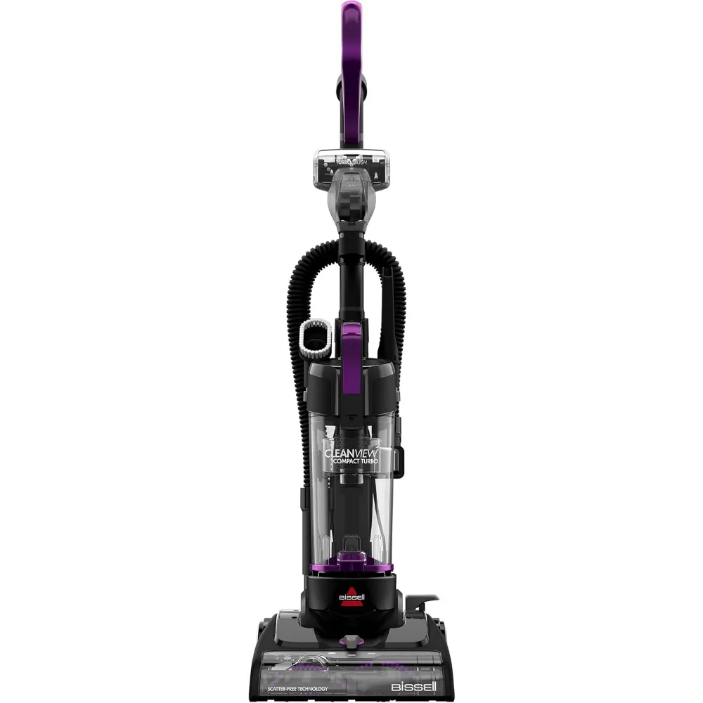 

CleanView Compact Turbo Upright Vacuum with Quick Release Wand, Full Size Power, Compact Size for Apartments & Dorms, 3437F