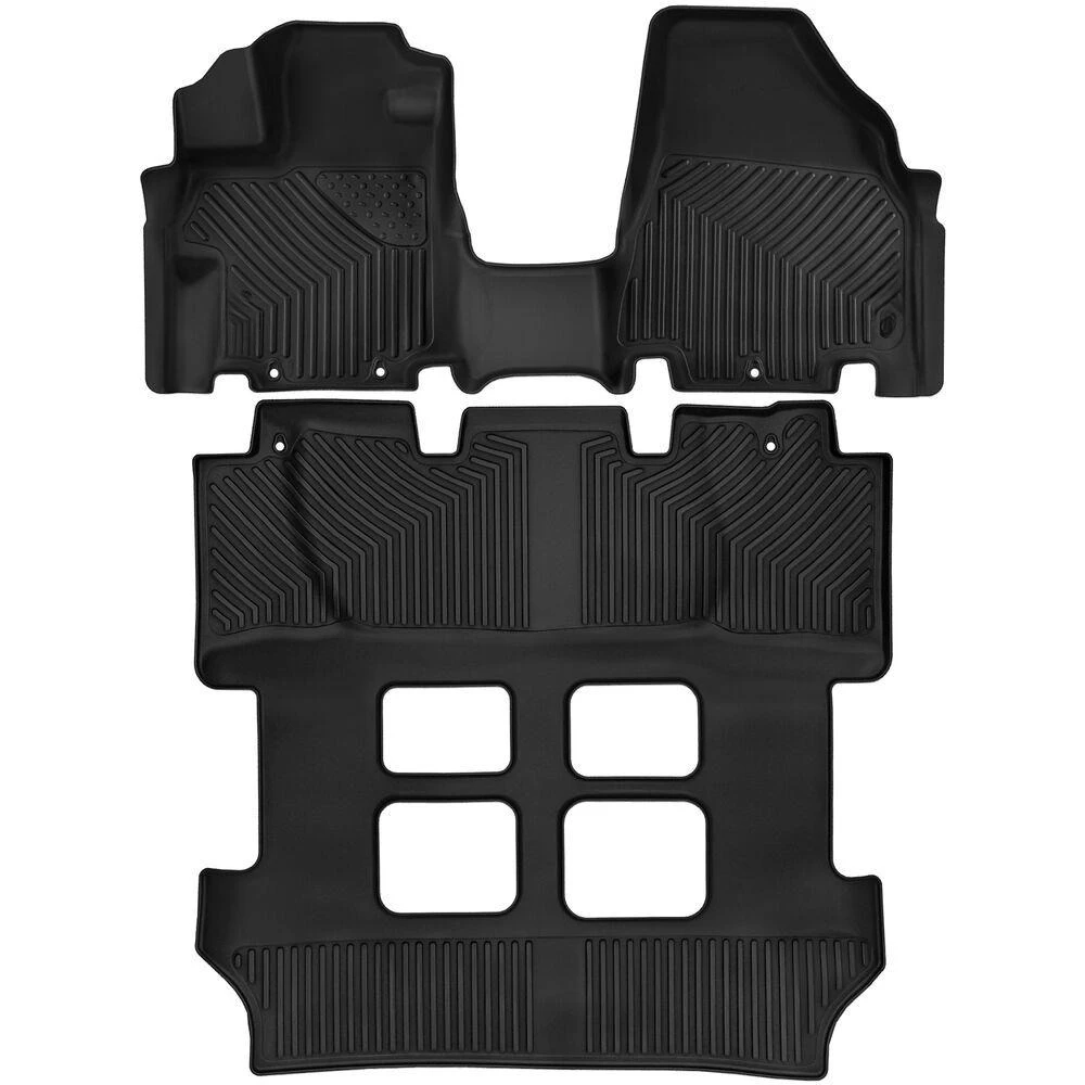 

Floor Mats Liners for 2011-2017 Honda Odyssey 3 Row Liners Set All-Weather