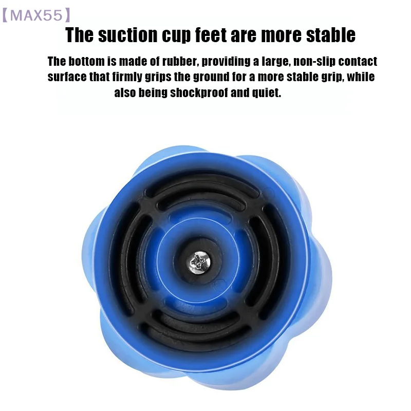 【MAX-55】وسادات قدم قابلة للتعديل لزيادة الارتفاع وممتصة للصدمات وغير قابلة للانزلاق والرطوبة للغسالات #5