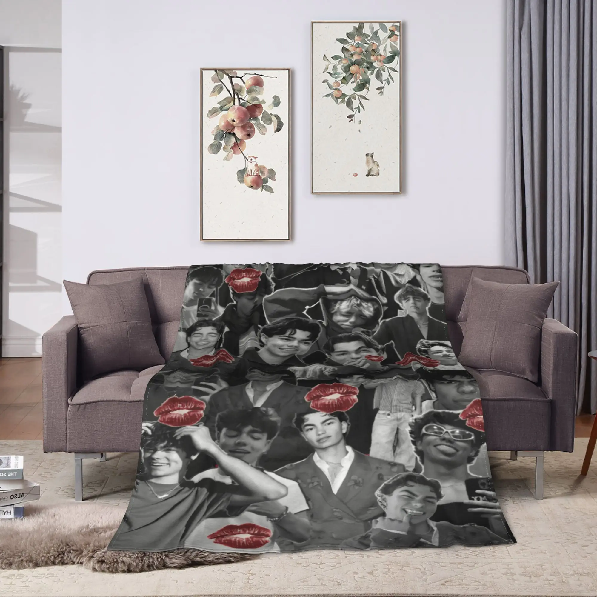 Malachi Barton Blanket  Warm Soft Funny Plush Bedding Throws For Home Decor Travel Office Flannel Bedspread Bed Cover