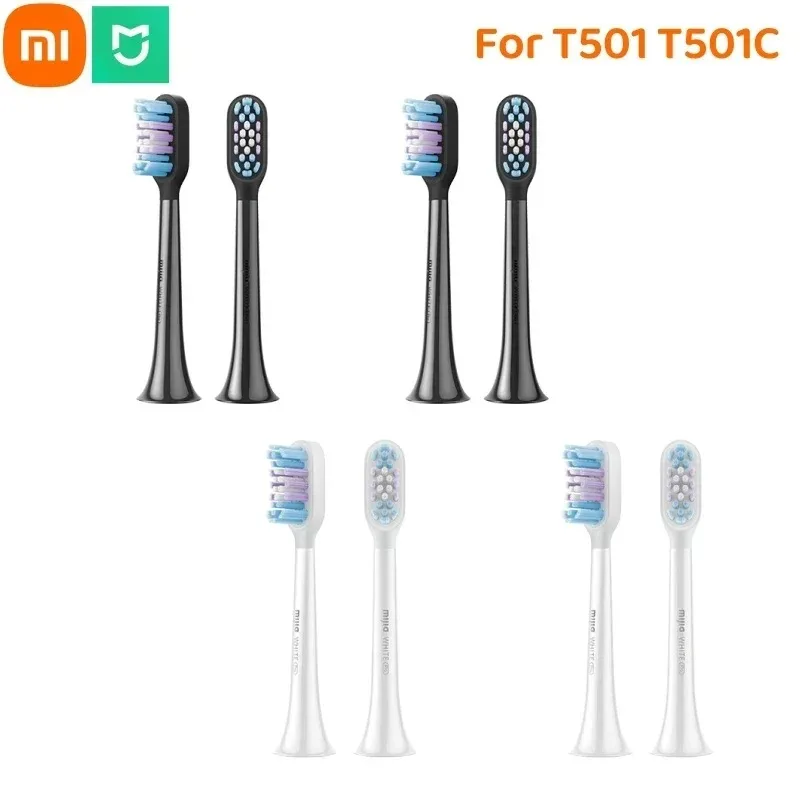 Original Xiaomi Mijia Sonic Electric Toothbrush Head For T501 T501C Replacement Heads 2pcs/ Suit Partition Brush Head