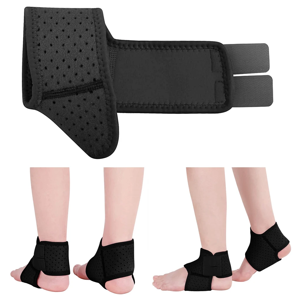 1 Pair Kids Children Ankle Brace Protector Adjustable Ankle Tendon Compression Brace Foot Support Stabilizer Basketball Soccer