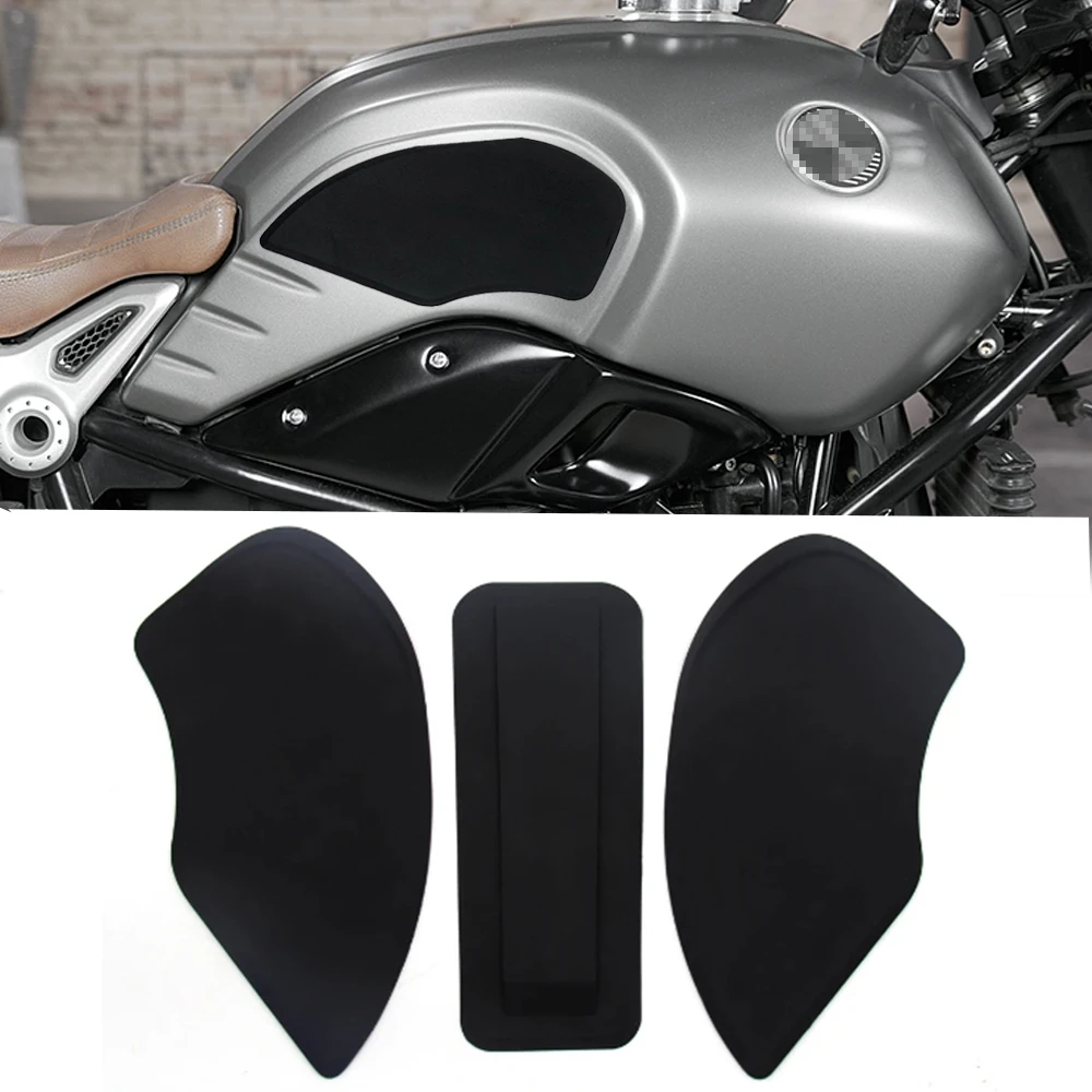 

Motorcycle Accessories Side Fuel Tank Pads Protector Stickers Knee Grip Traction Pad For BMW R nineT RnineT R nine T 2014-