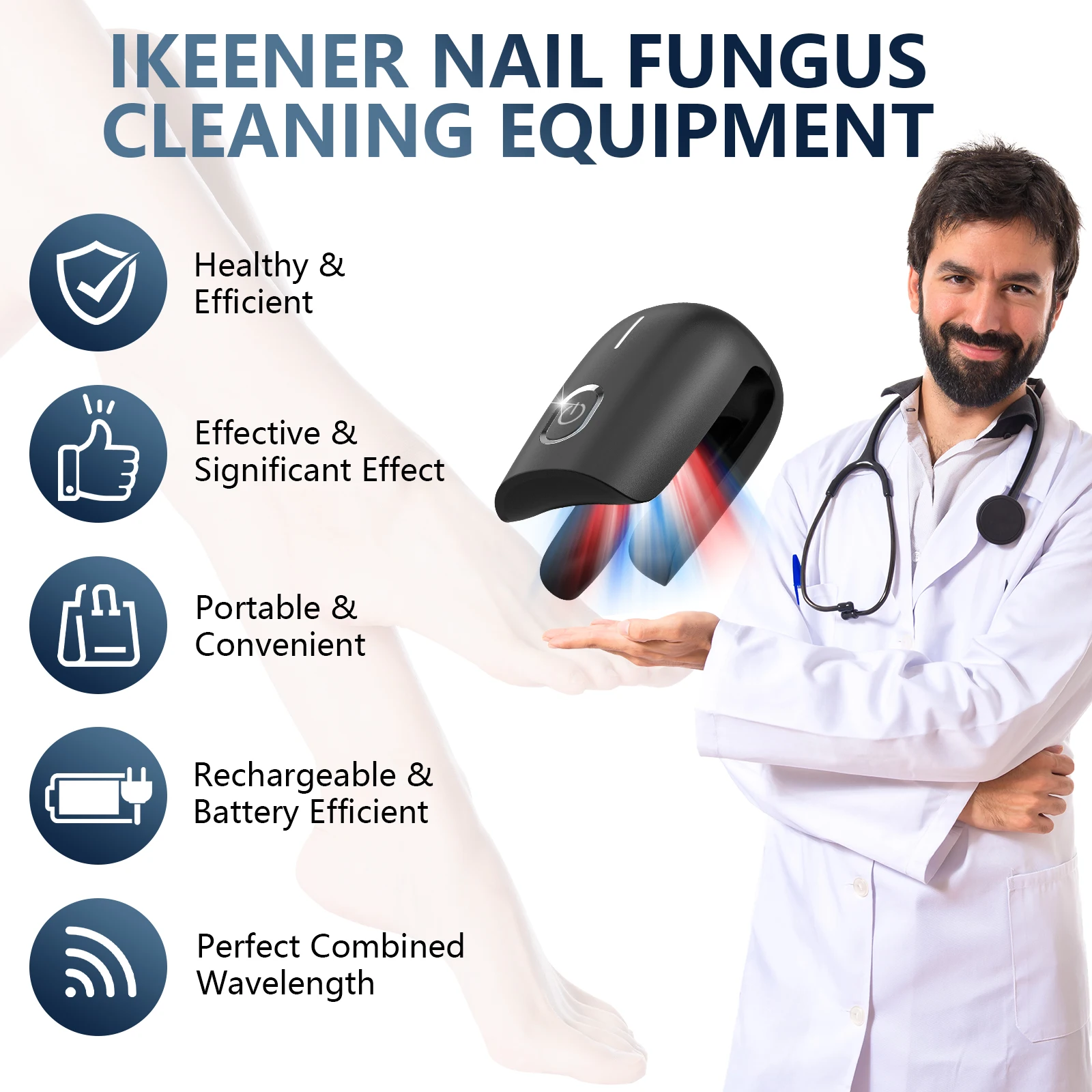 Fungal Nail Laser Device Repair Fast Nails Fungus Onychomycosis