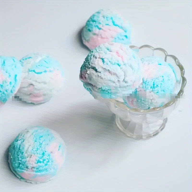 Ice Cream Spherical Candle Making Silicone Soap Mold Model DIY Decoration Mold Gypsum Aromatherapy Hanging Decoration Mold - view 5