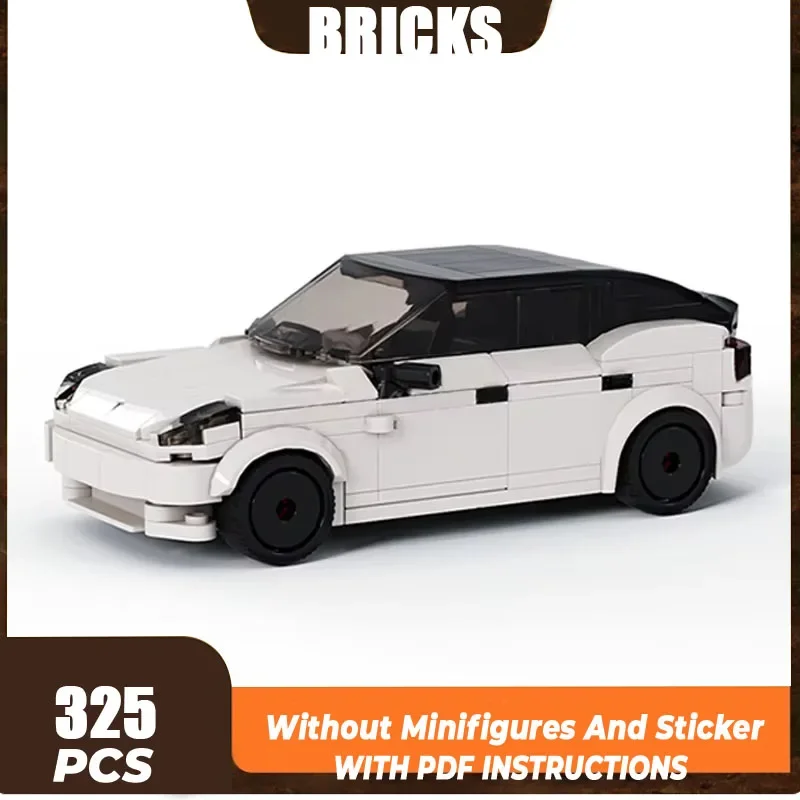 

Moc Building Bricks City Car Model White Speed Champion MDY Technology Modular Blocks Gifts Toys For Children DIY Sets Assembly