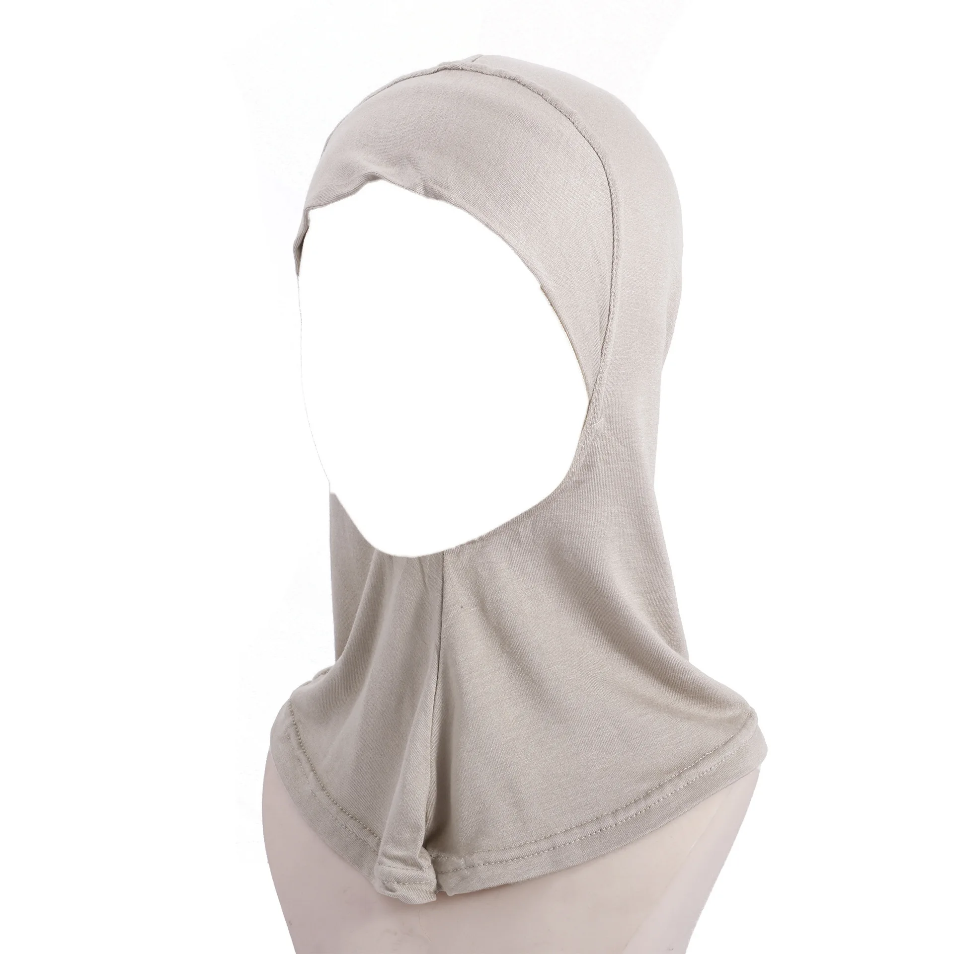 [Hoogwaardig katoen] Modale meerkleurige ademende nekbescherming Hoge elasticiteit Dieptepunt Cap Cover Sjaal Hoofddoek