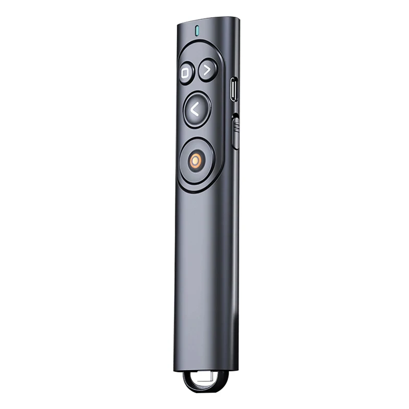 B-M 2.4GHz Wireless Remote Control Presenter Red Laser Page Turning Pen RF PPT Presentation Type C USB Power Point Pointer Mouse