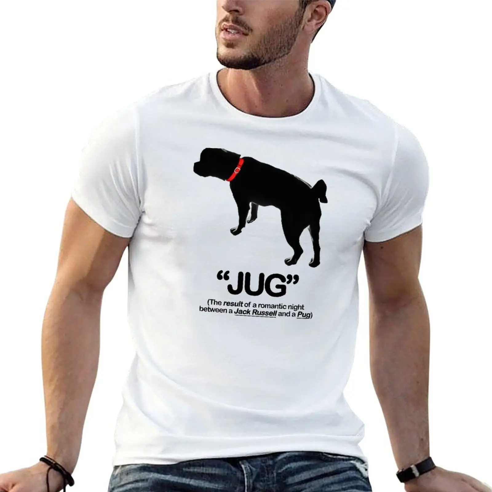 Jug - Jack Russell cross Pug T-Shirt customs new gifts and t-shirts clothes for men