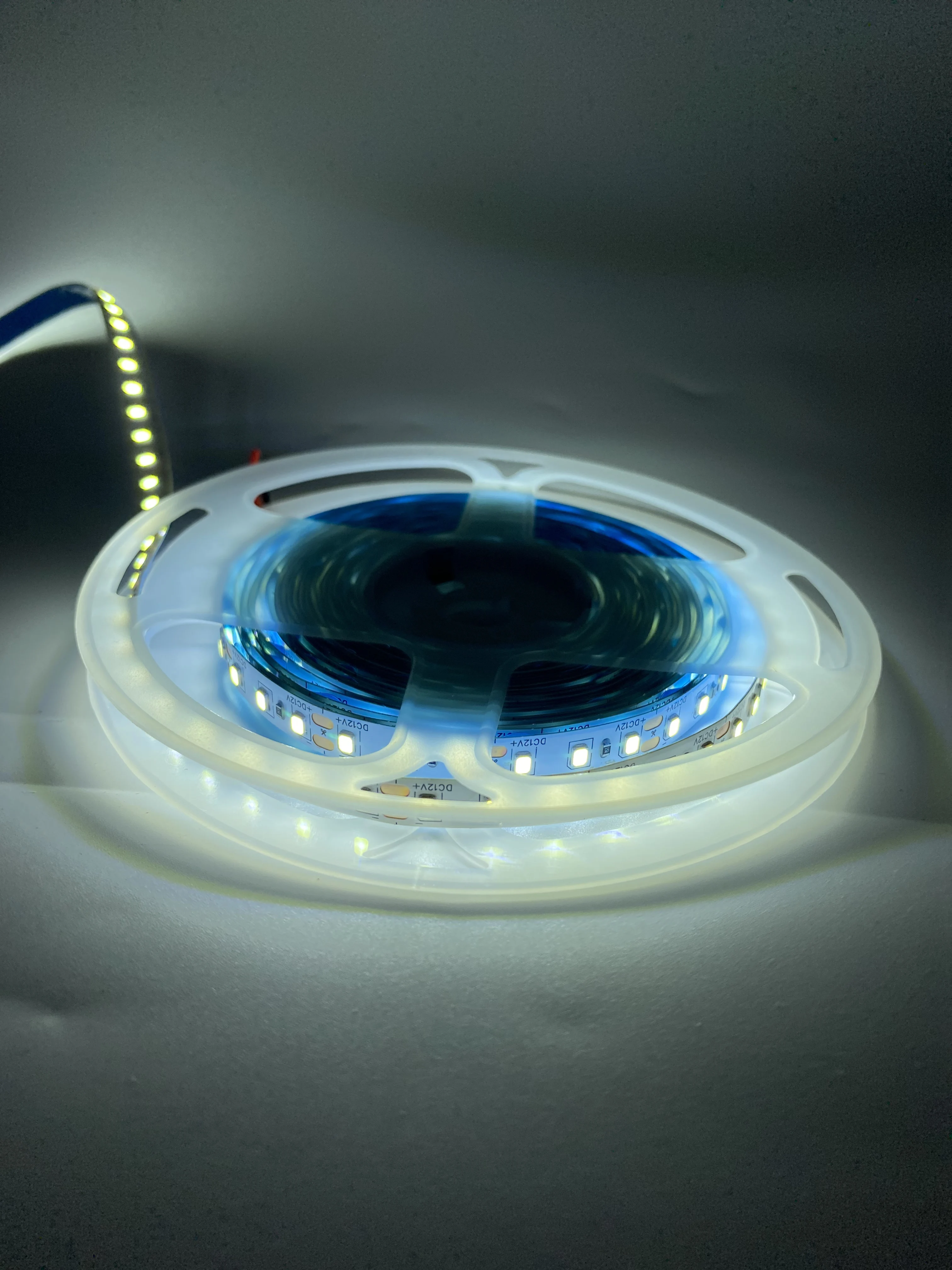 شريط إضاءة LED آمن بجهد منخفض 12 فولت، 5 م/16.4 قدم لكل لفة، شريط إضاءة أبيض 6500 كلفن، 120 مصباح LED/م مرن Smd2835 لغرفة النوم، حفلة عيد الميلاد، خزانة داخلية، المطبخ، المرحلة، مركز تسوق، الفندق (بدون P)