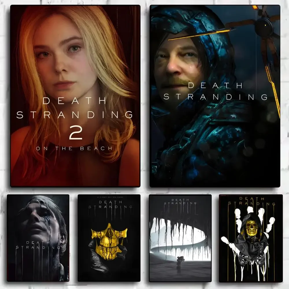 Death S-Stranding Game Poster HD Wall Stickers Mural Self-Adhesive Decals Home Decor Bedroom & Living Room Gift Idea