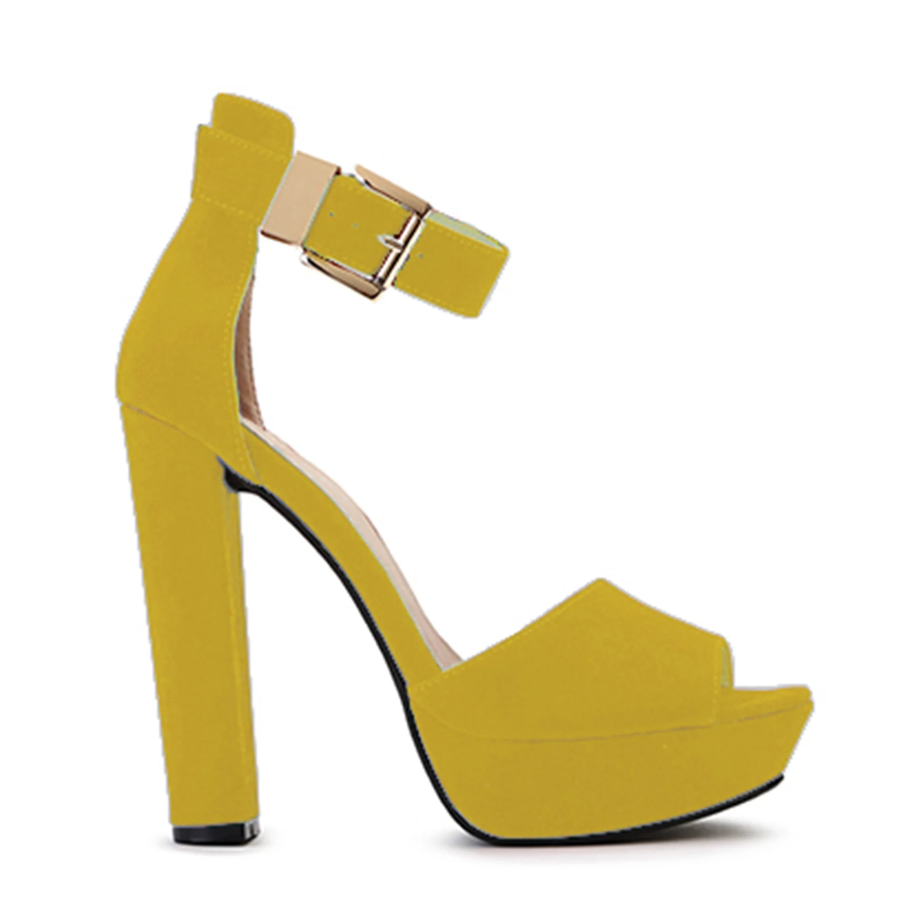 TIMETANG Women Summer Sandals Colorful Peep Toe Party Dress Shoes 14CM Ultra High Heels Ankle Buckle Strap Pumps Size 35-42