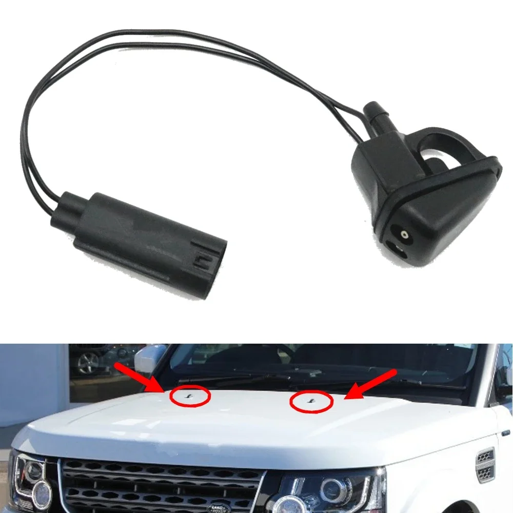 

LR048615 Windshield Washer Nozzle Jet Windscreen Sprayer For Land Rover Discovery 3 4 LR3 LR4 Rang Rover Sport Freelander 2
