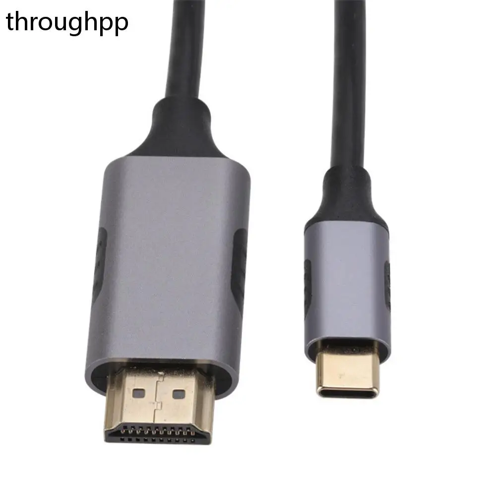 

1PC Portable USB-C HDMI Adapter Cable Durable Type C To Hdmi Converter for Mobile/Tablet/Laptop/TV