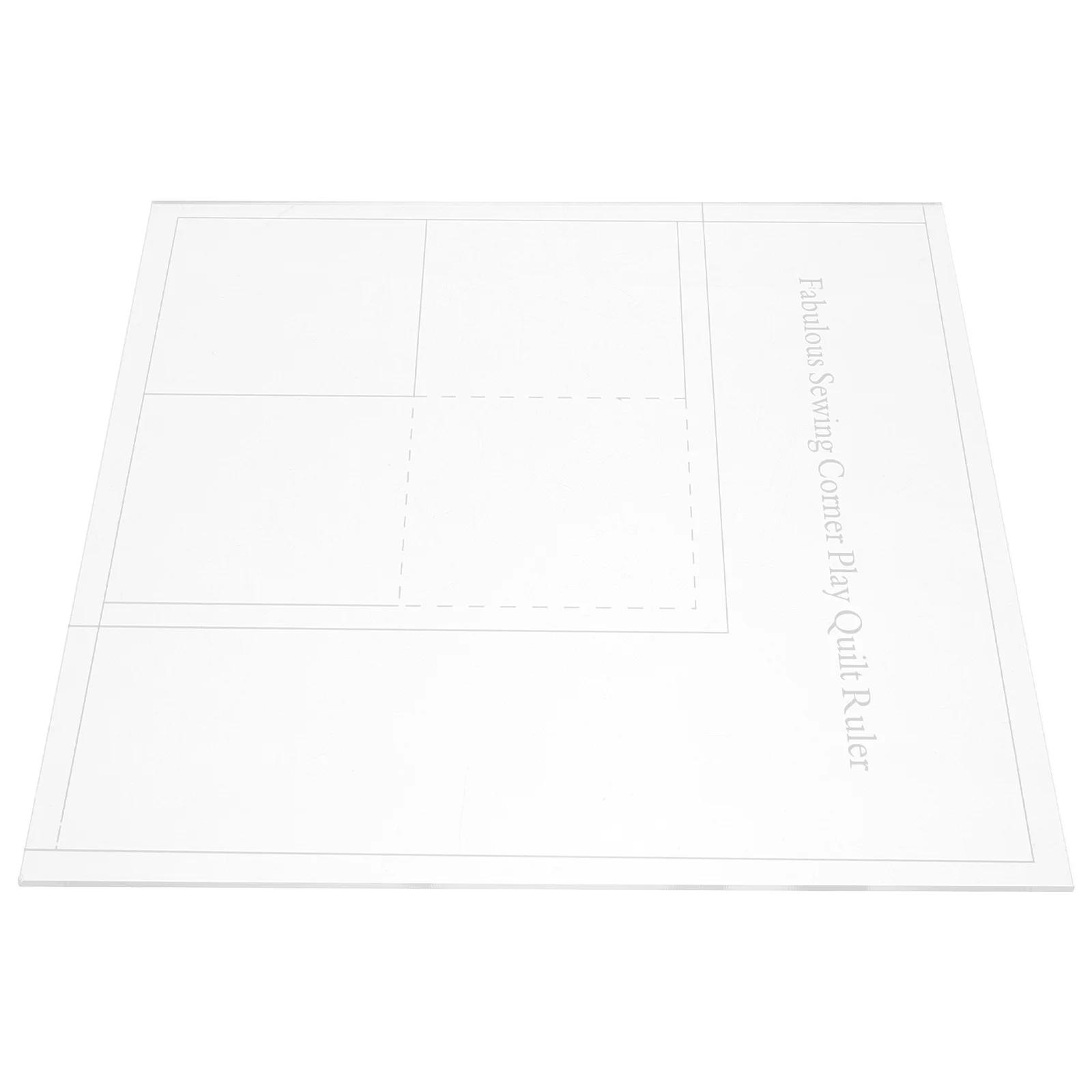 

High Precision Square Quilting Ruler 12x12 Inch Clear Acrylic Cutting Guide for Sewing DIY Patchwork Craft Supplies