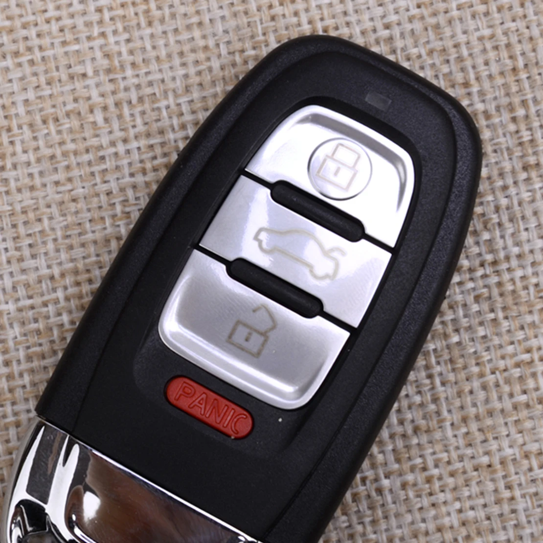 Чехол для дистанционного брелока с 4 кнопками, необрезанное пустое лезвие, подходит для Audi A4 A5 Q5 2008-2016 IYZFBSB802 4G0959754 4H0959754