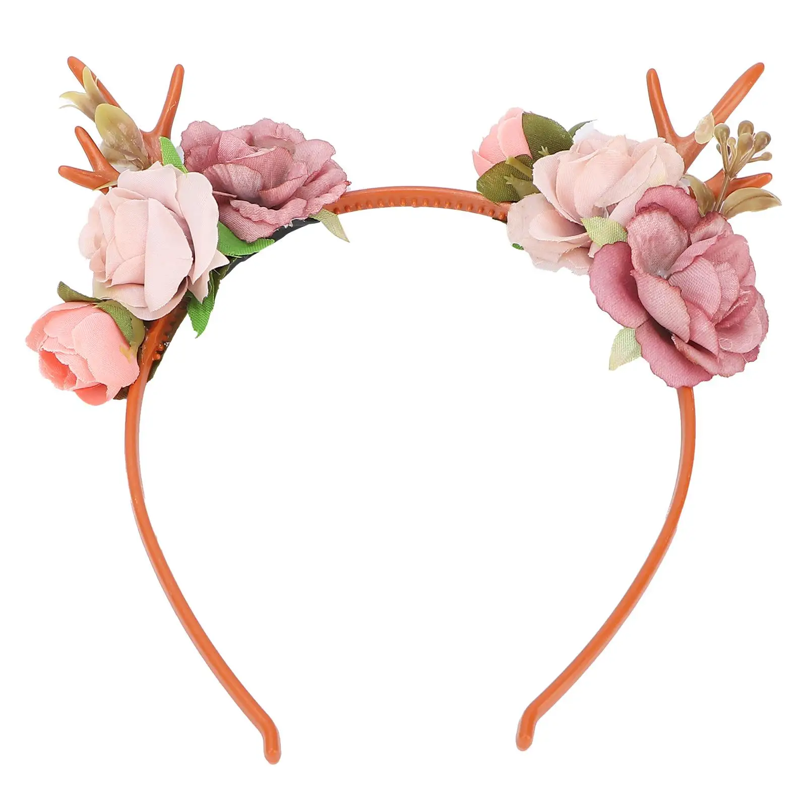 

Fashionable PE Flower Headband Wreath - Perfect for Weddings, Parties & for christmas Celebrations