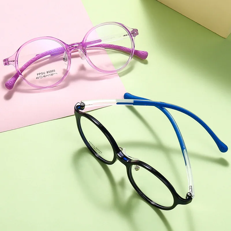 Child Glasses Eyeglasses Frame Retro Round Spectacle Vision Correction Optical Prescription Glasses Boys and Girls Kids  85005