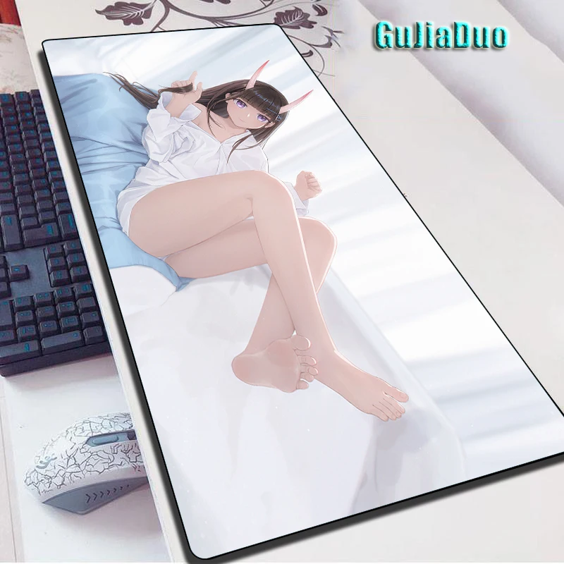 

Noshiro Azur Lane Sexy Anime Girl Mouse Pad Game Computer Keyboard Desk Mat Gaming Accessories Kawaii Comic Mousepad Pc Cushion