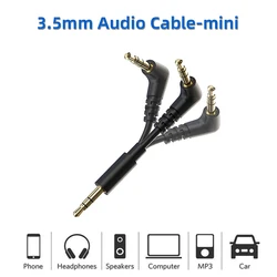 Essager Aux Cable 3.5mm Jack Audio Cable 90 Degree Right Angle Hifi 3.5 AUX Cord for Wired Headphones Xiaomi Speaker AUX Cord