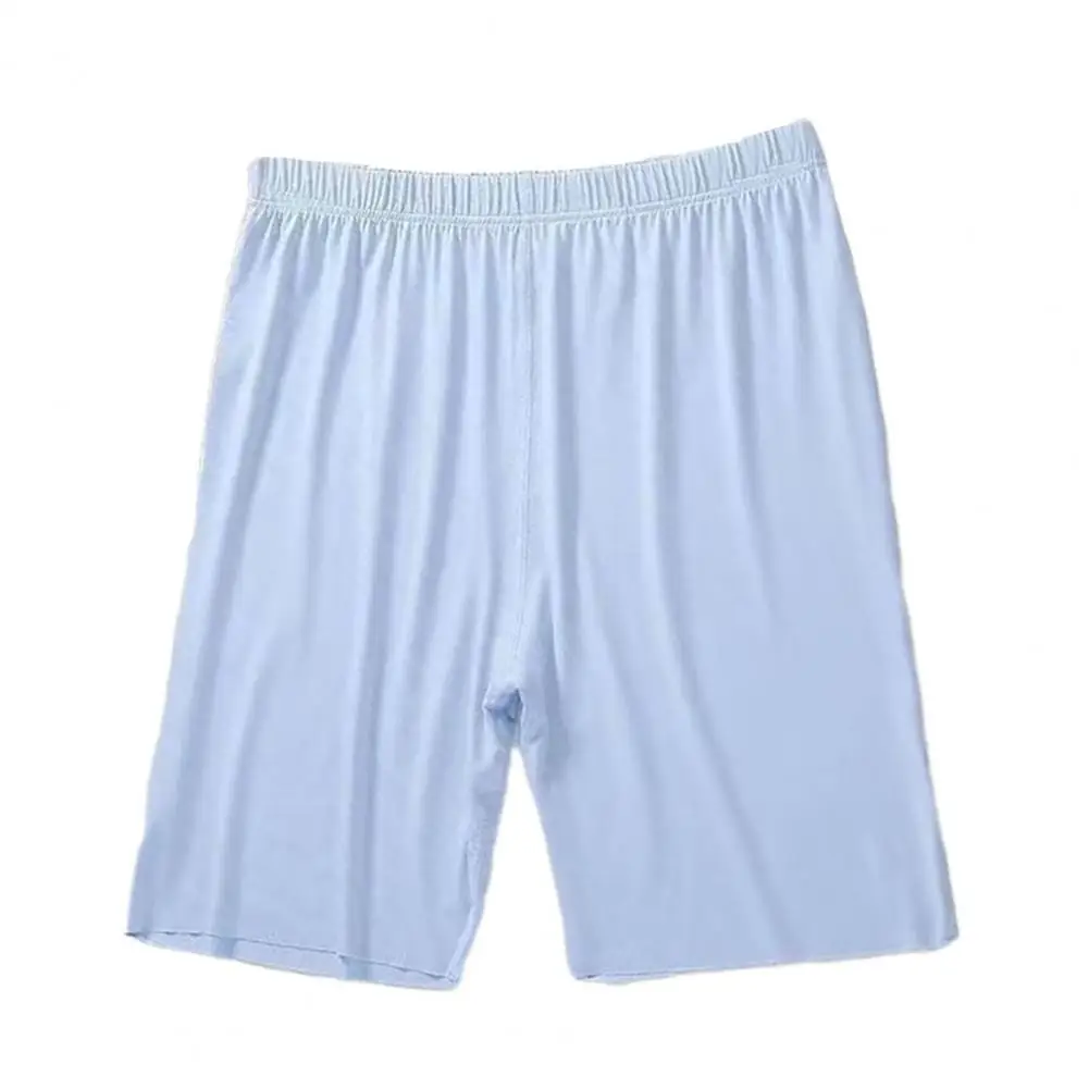 Summer Ice Silk Sleep Shorts for Men Sleepwear Casual Shorts Men Loose Thin Sleeping Homewear Shorts ropa hombre