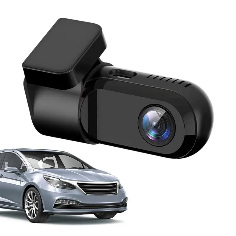 Front Dash Cam Car HD Night Vision Driving Recorder USB Free Installation Car Large Screen Recording Camera Car Accessories