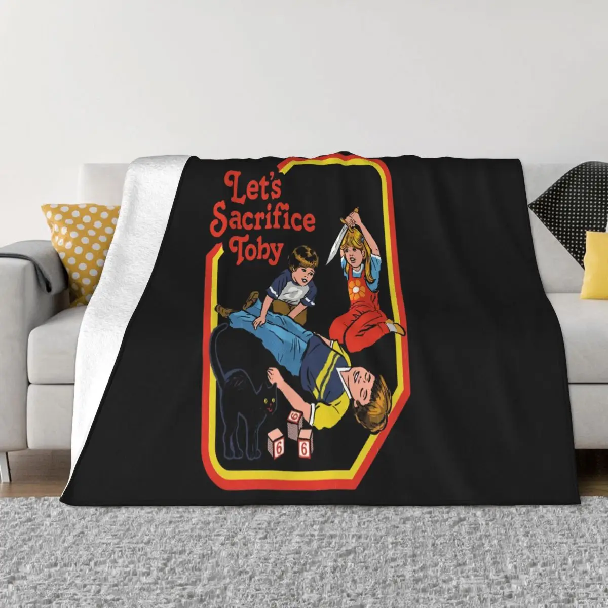 New Lets Sacrifice Toby Steven Rhodes Funny S 3Xl Popular Tagless Chinese Style Throw Blanket