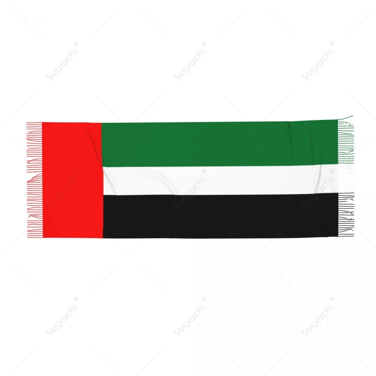 United Arab Emirates Flag Scarf Pashmina Warm Scarves Shawl Wrap Hijab Spring Winter Multifunction Unisex