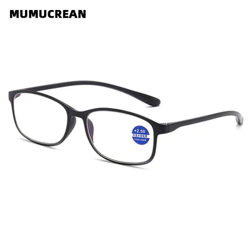 Imagen 2 del producto Gafas de lectura TR90 antiluz azul para hombre, gafas de lectura ultraligeras para mujer, gafas de luz azul para personas mayores