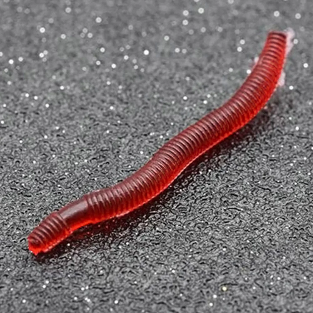 Artificial Bait Fishing Lures Earthworms for Sale Realistic Lifelike Red Supply Fake