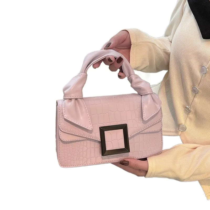 

Нишевая модная осенне-зимняя новая универсальная высококачественная женская сумка-мессенджер в иностранном стиле с каменным узором, сумка-сумка