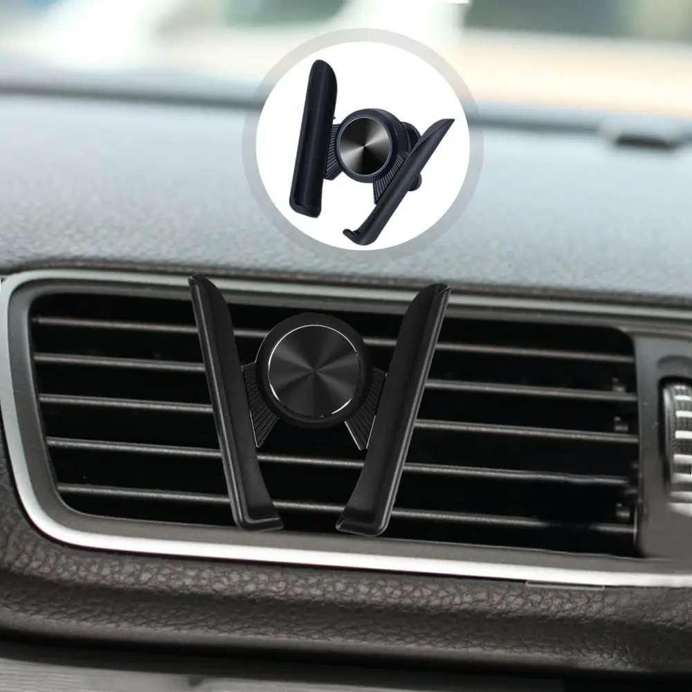 Support de téléphone de voiture à gravité réglable Support de téléphone universel pour grille d'aération de voiture Support de téléphone portable mains libres Stable