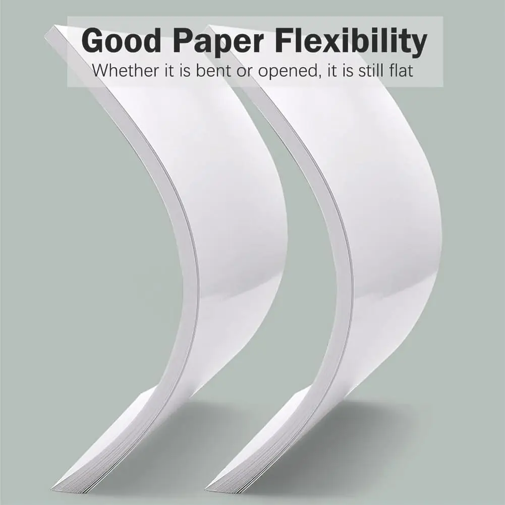 A4(8.27"×11.7") Photo Paper , Waterproof Glossy for Photo Paper，A4 Size 230gsm Waterproof Embossed Card Paper Inkjet Photo Paper