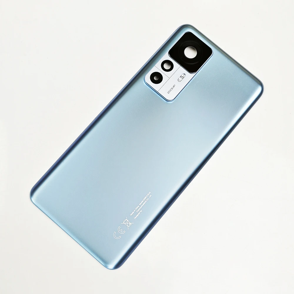 Coque arrière en verre MI 12T A + pour Xiaomi 12T Pro 5G, boîtier de batterie de remplacement, boîtier arrière ata 12T avec objectif de caméra