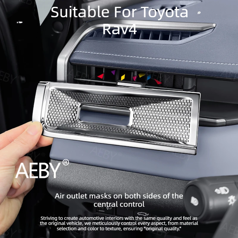 

For Toyota Rav4 2026 Dashboard vent dust cover,grille guard,Center console instrument panel air outlet,Car interior accessories