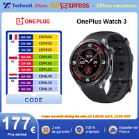 Global Version OnePlus Watch 3 Smartwatch 1.50-inch LTPO AMOLED display Snapdragon W5 processor Dual-band GPS Wear OS