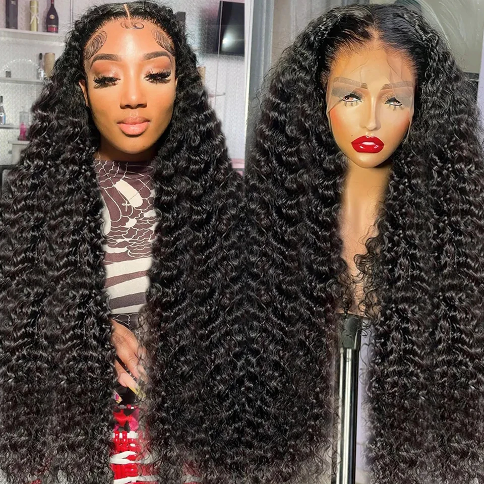 

Deep Wave 5x5 HD Lace Glueless Wigs 13x4 Full Lace Front Human Hair Wigs For Women Pre Plucked 13X6 Transpare Lace Frontal Wig