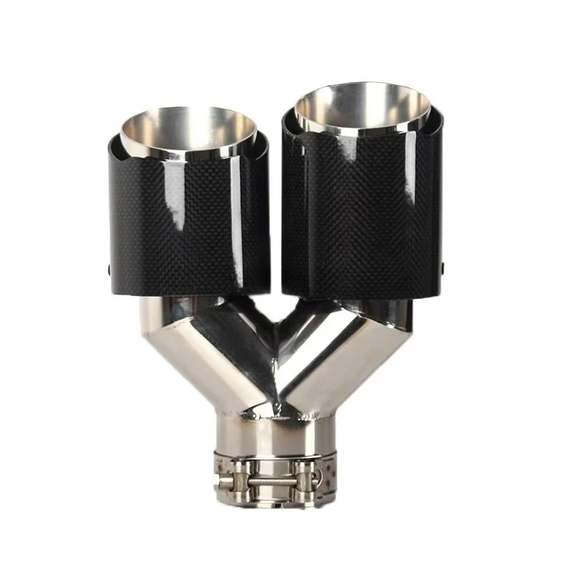 

SXLL High Performance Stainless Steel Carbon Fiber Muffler with Exhaust Tip for Akrapovic Exhaust System