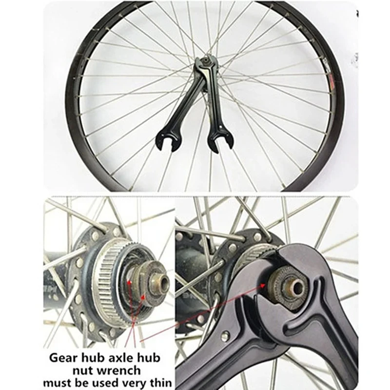 Fahrrad Nabe Kegel Spanner 13/14/15/16mm Fahrrad Gabel Headset Schlüssel 30/32/36/40mm Tragbare Mountainbike Reparatur Werkzeuge Zubehör – Detail 20