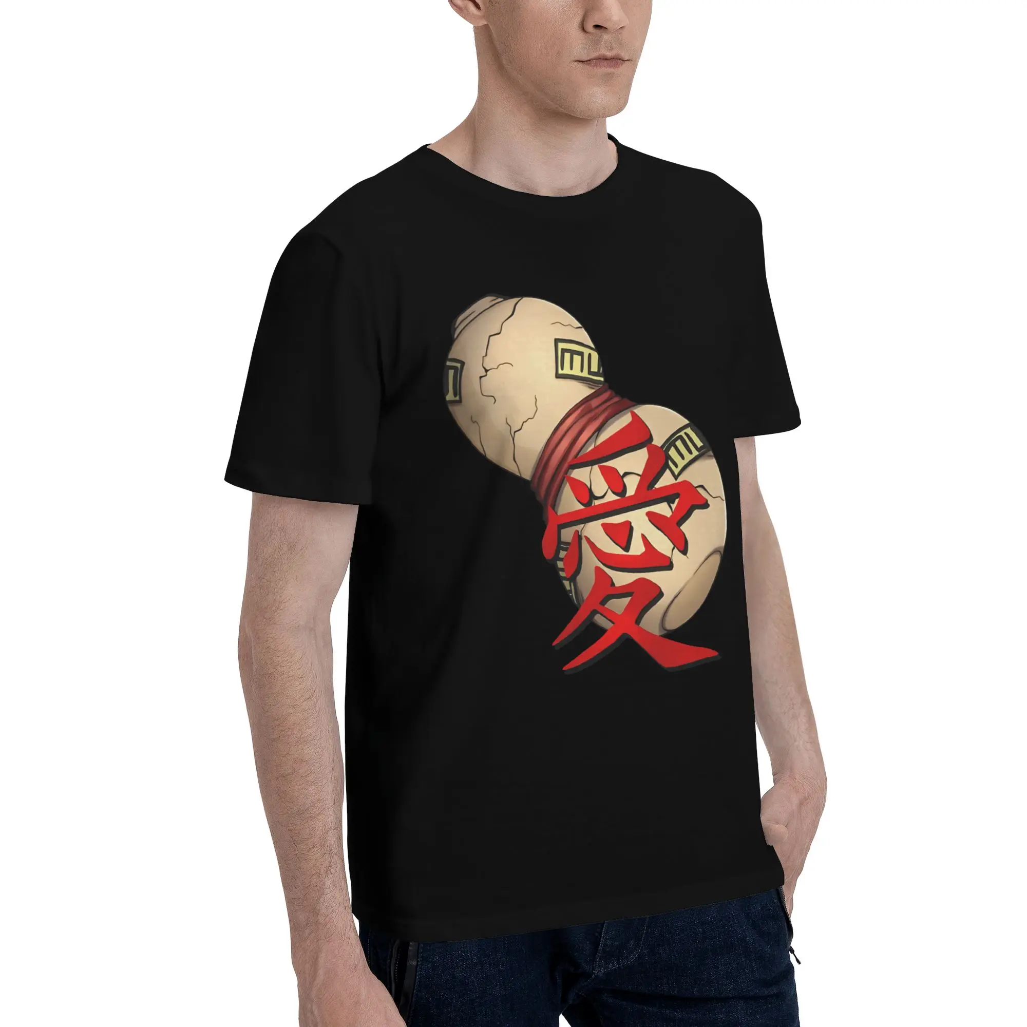 Doodle Self Loving Demon  Funny 100% Cotton T-Shirt Bandai NARUTO Tops Tees For Men