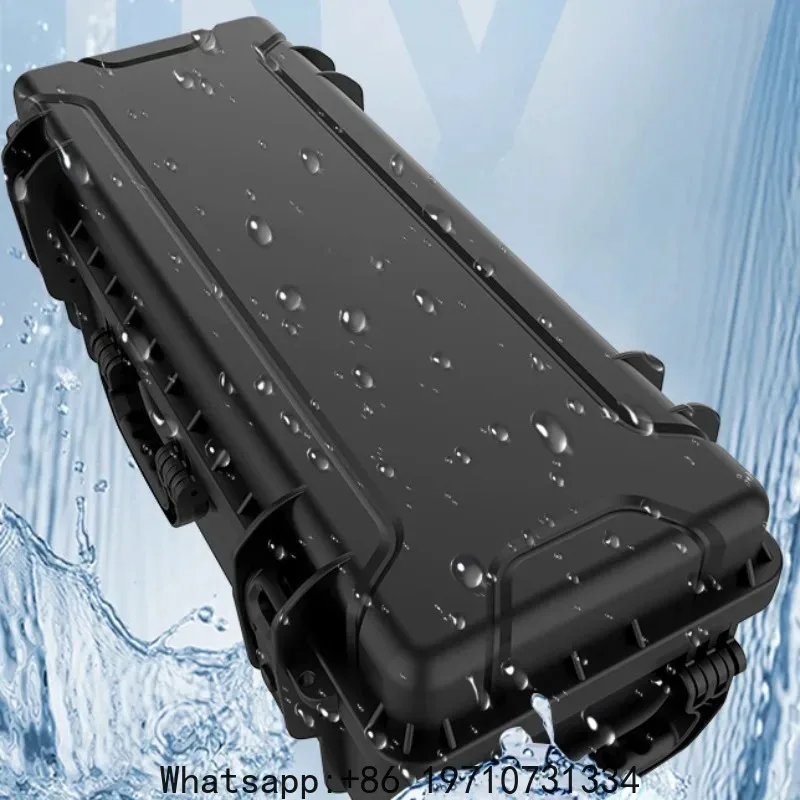 Outdoors Engineering Plastics Tool Case Long Strip Photographic Light Holder Storage Tool Box Wheels Equipment Protection Case