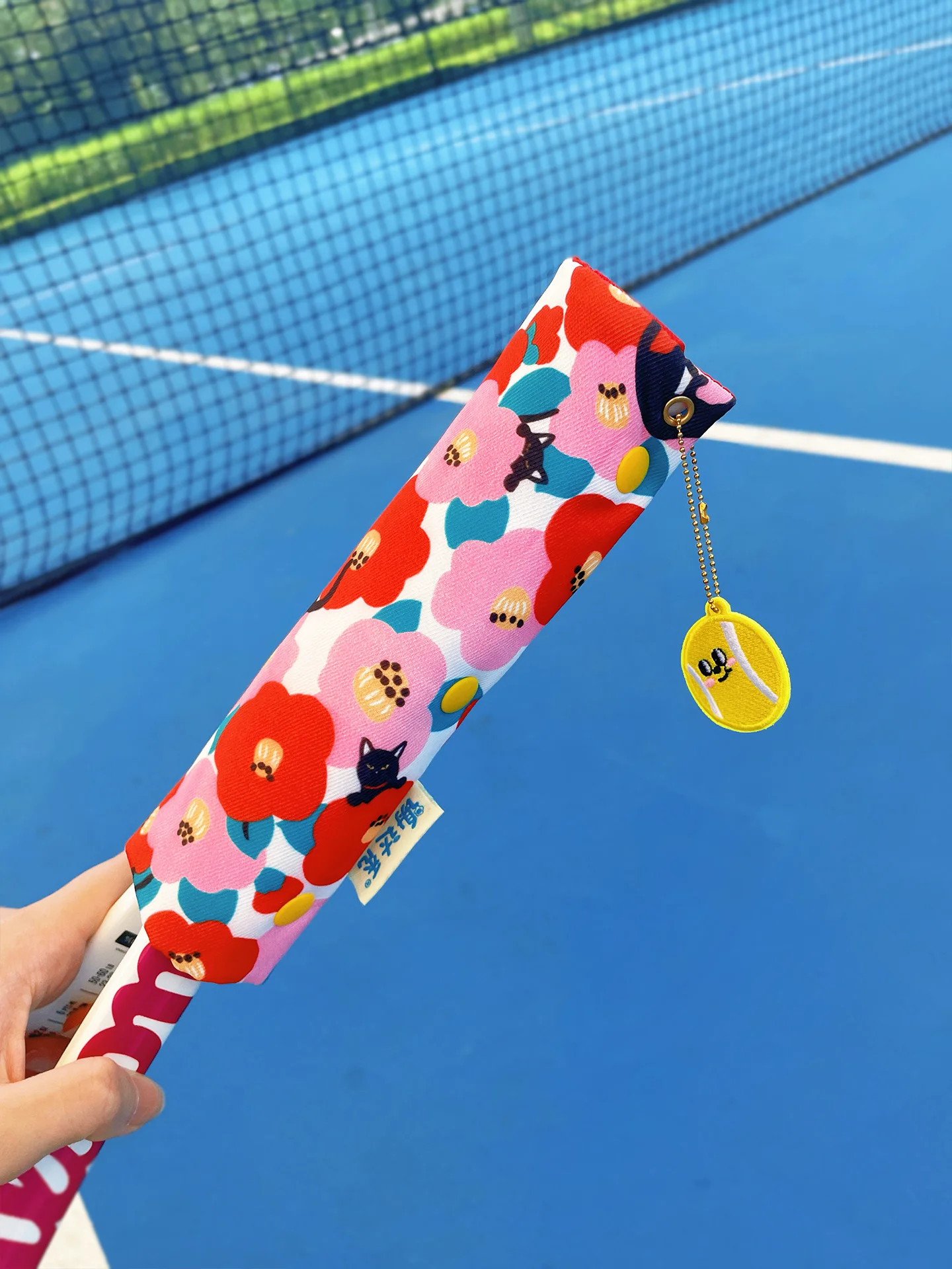 original-freshmore-tennis-racquet-handle-grip-protector-case-dustproof-waterproof-tennis-gifts-for-fans-sport-fitness-yoga