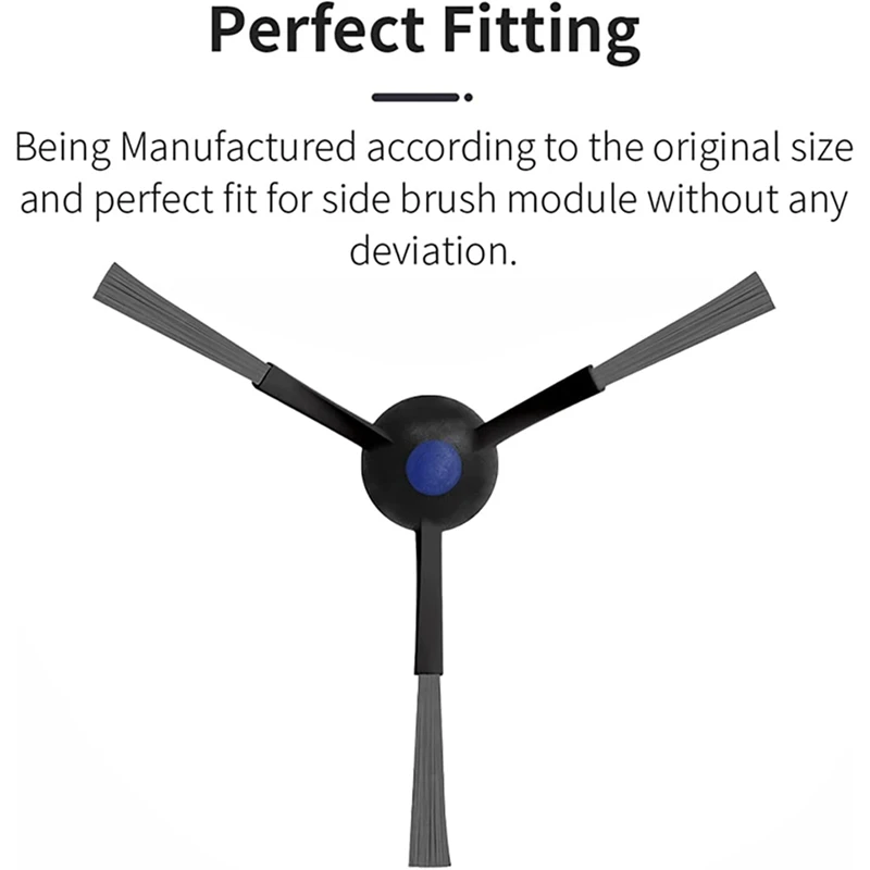 Bolsas de tela de mopa de filtro de cepillo lateral principal para aspiradora Ecovacs Deebot T30 Omni T30 PRO Omni T30s para Yeedi M12 Pro