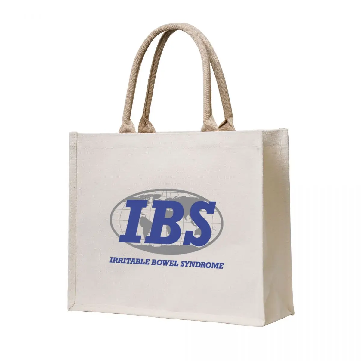 

IBS - Irritable Bowel Syndrome (blue) Tote Bag tote bag men shopping bag Fabric Eco