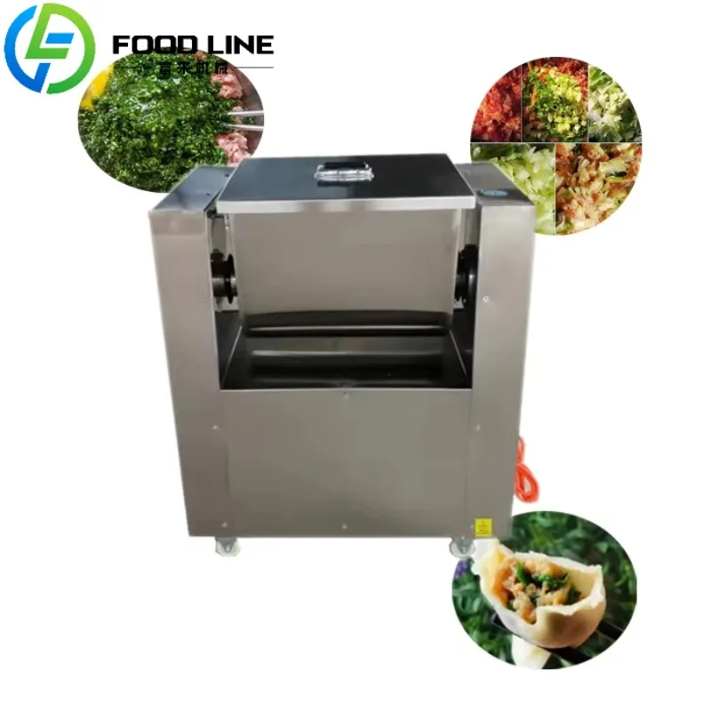 Industrial Meat Blender Commercial Grade Mixer with Stainless Steel Construction for Food Processing