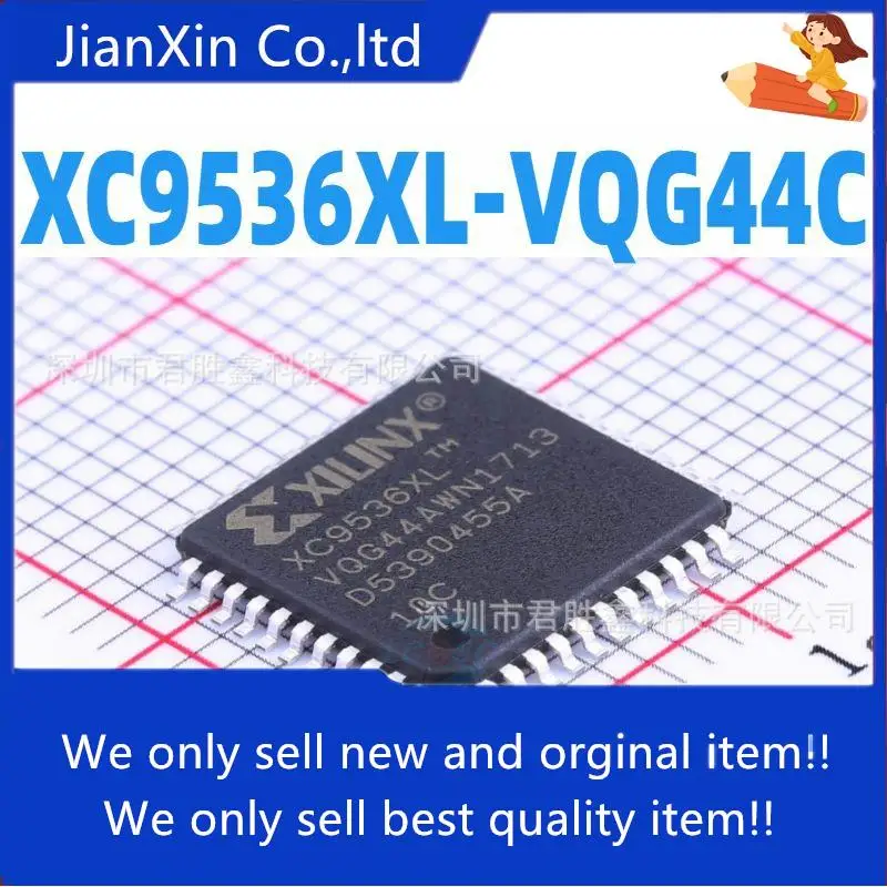 

5pcs 100% orginal new XC9536XL XC9536XL-10VQG44C XC9536XL-VQG44C TQFP44