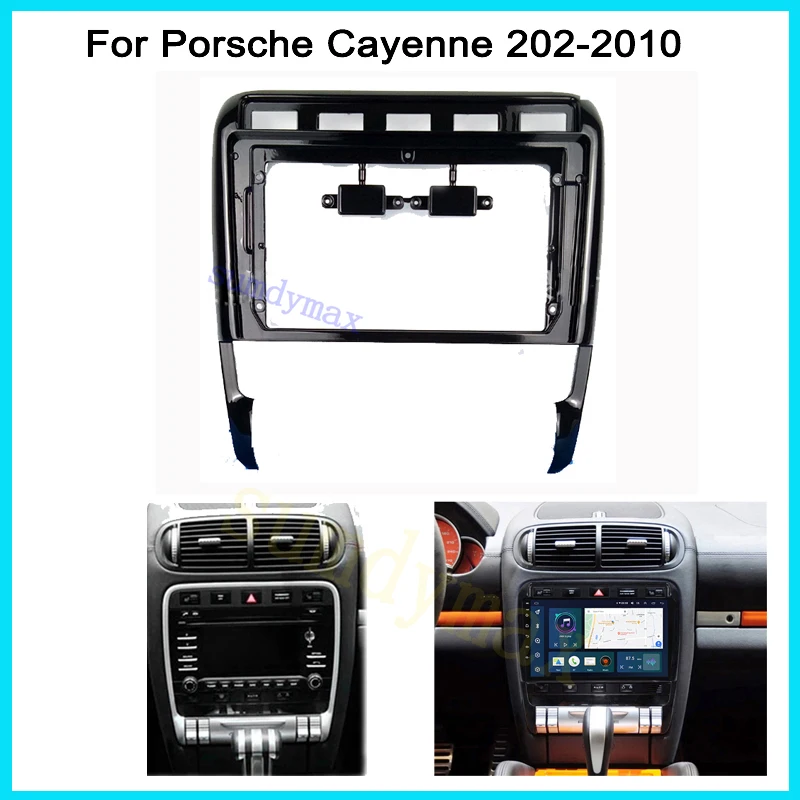 

9inch Car Radio Dashboard For Porsche Cayenne 2002-2012 big screen 2 Din android Car Radio Fascia Frame